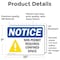 Signmission 7 in H x 10 in W, Vinyl Decal, Rectangle, Non-Permit Required Confined Space OS-2PACK-NS-D-710-L-16238 - alternate 4